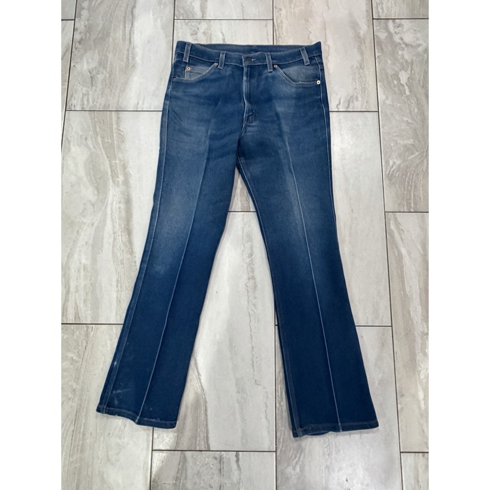 Vintage Levi's Orange Tab Bootcut 34x31 High Rise Flare Rare Find Amazing Wash